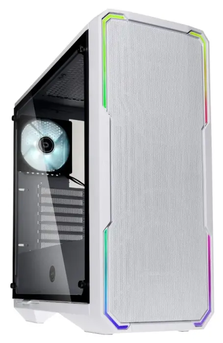 BitFenix datora korpuss Enso Mesh / ATX / 2x120mm / 2xUSB 3.0 / ARGB / tvrzené sklo / balta