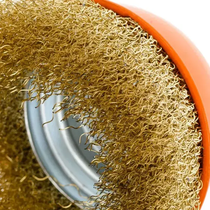 Polax Cup brush with thread for angle grinders M14 | 100mm Photo