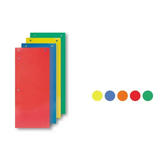 Vahelehed SMLT, papist, 110x235 mm, kollased, 100 tk