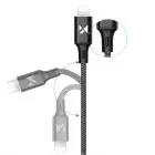 Kabel przewód USB Iphone Lightning 2.4A 1m czarny Foto 11