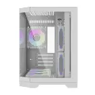 Darflash FT418 computer case + 6 aRGB fans (white) Foto 2