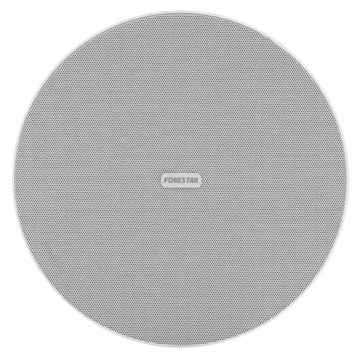 Fonestar Vestavný bezrámový garsiakalbis 15 W/8ohm, průměr garsiakalbis 6", frek 55 Hz–18 kHz, otvor 219 mm, hl 30 mm, ABS, baltas