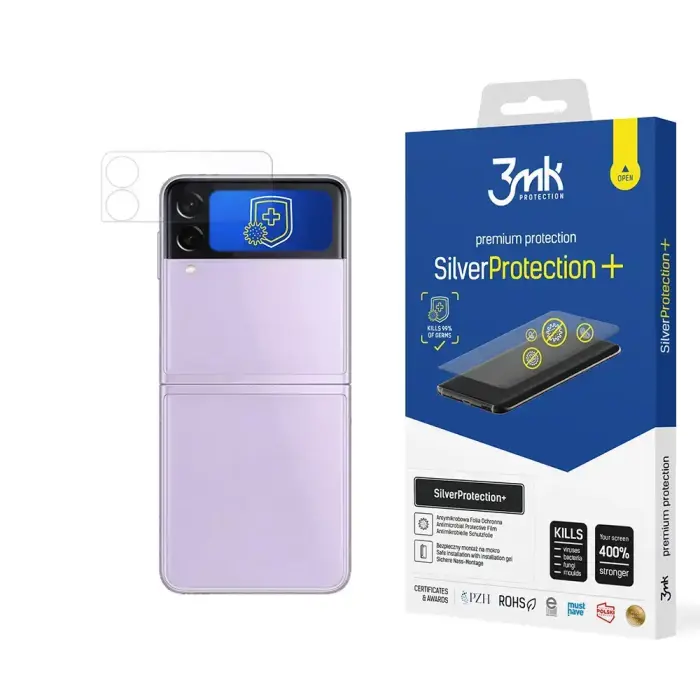 3mk SilverProtection+ aizsargplēve Samsung Galaxy Z Flip 3 5G (priekšpuse)