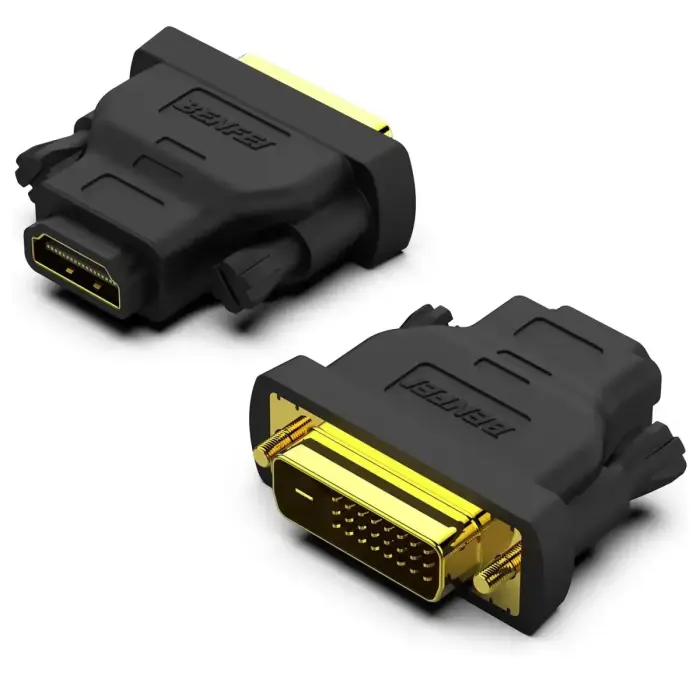 BENFEI DVI–HDMI kahesuunaline adapter (2 tk) – must