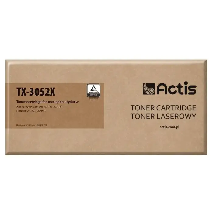Actis TX-3052X toners (aizvieto Xerox 106R02778; Standarta; 3000 lpp.; Melns)