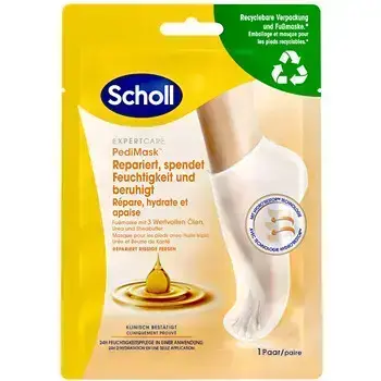 Scholl PediMask™ Triple Oil Pėdų Kaukė (1 pora)