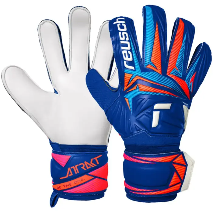 Reusch Attrakt Solid Goalkeeper Gloves Blue 9