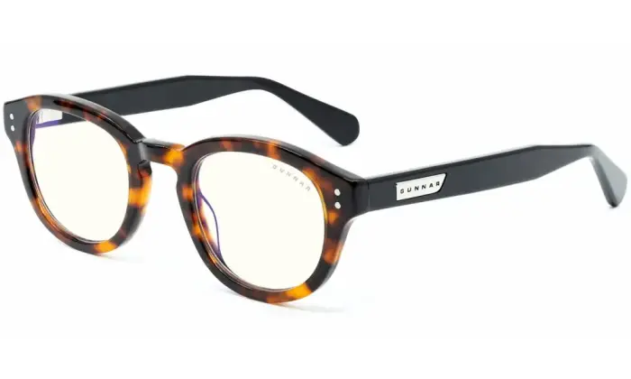GUNNAR biroja/spēļu brilles  EMERY TORTOISE/ONYX caurspīdīgas lēcas BLF 35 GUNNAR focus