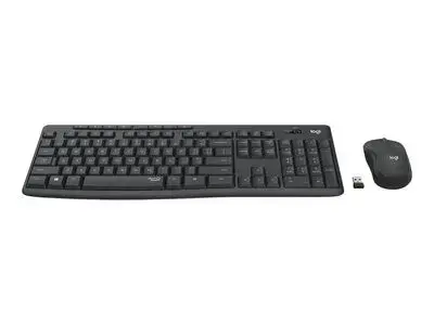 Logitech MK295 Silent - keyboard and mouse set - Russian - graphite Input Device Photo