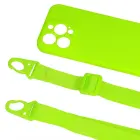 Strap Silicone Case for iPhone 15 Plus, Lime — Photo 5