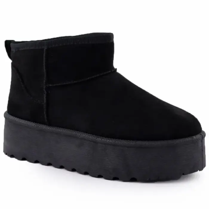 Naiste black suede snow saapad Potocki 16322 - Buty: 37