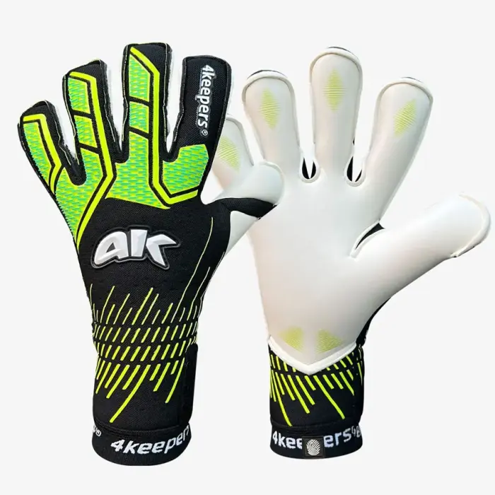 4keepers Neo Volt RF2G Junior Goalkeeper Gloves S982882 Black 6 Juodas