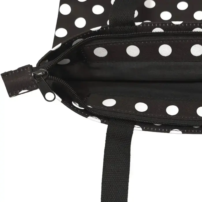 Shopping bag Wonder pattern 2 black polka-dot Photo