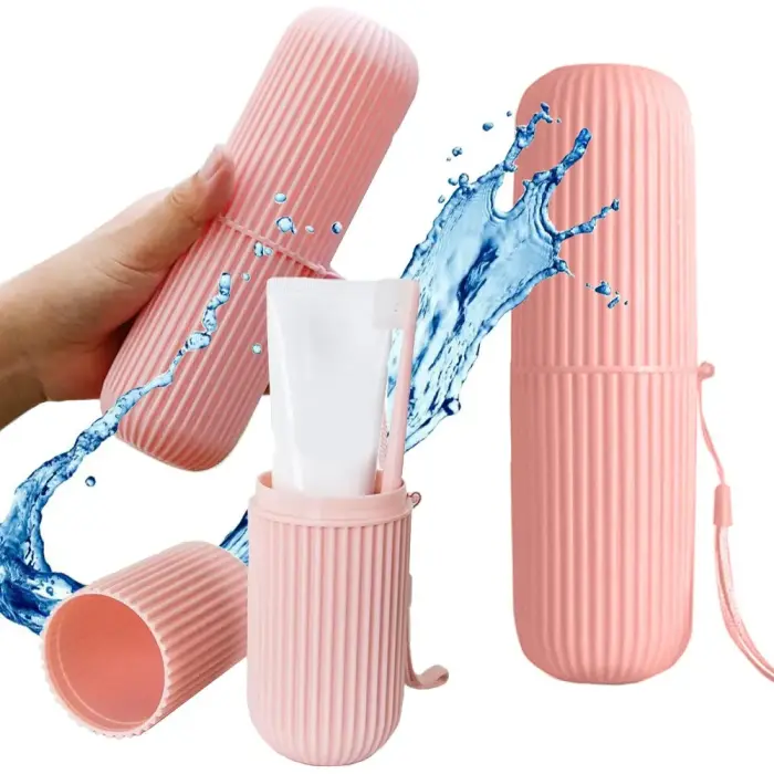 TOOTHBRUSH CASE TOOTHPASTE TRAVEL ORGANISER COSMETIC CASE