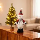 DECORATIVE SNOWMAN 50CM RED — Photo 5
