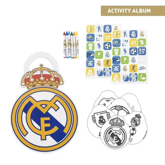 Real Madrid раскраска с заданиями