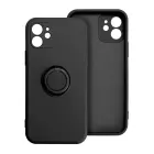 SILICONE RING case for iPhone 16 Plus, black — Photo 1