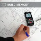 Qoltec High-Precision Laser Distance Meter with Bubble Level | LCD with backlight | 50m Foto 8