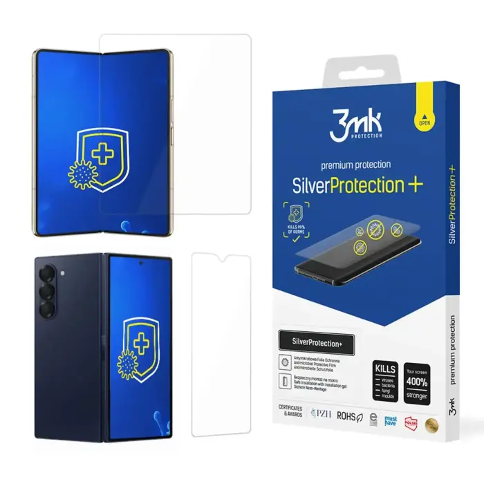 3mk SilverProtection+ antimikrobiāla aizsargplēve Samsung Galaxy Z Fold6 Folded Edition