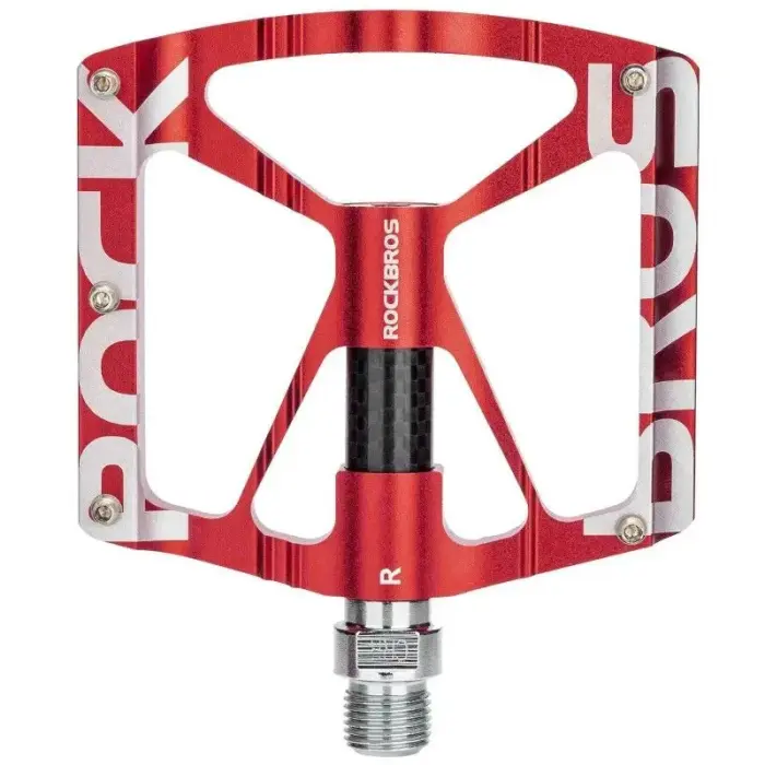 Rockbros dviračio pedalai 37213071002 raudoni