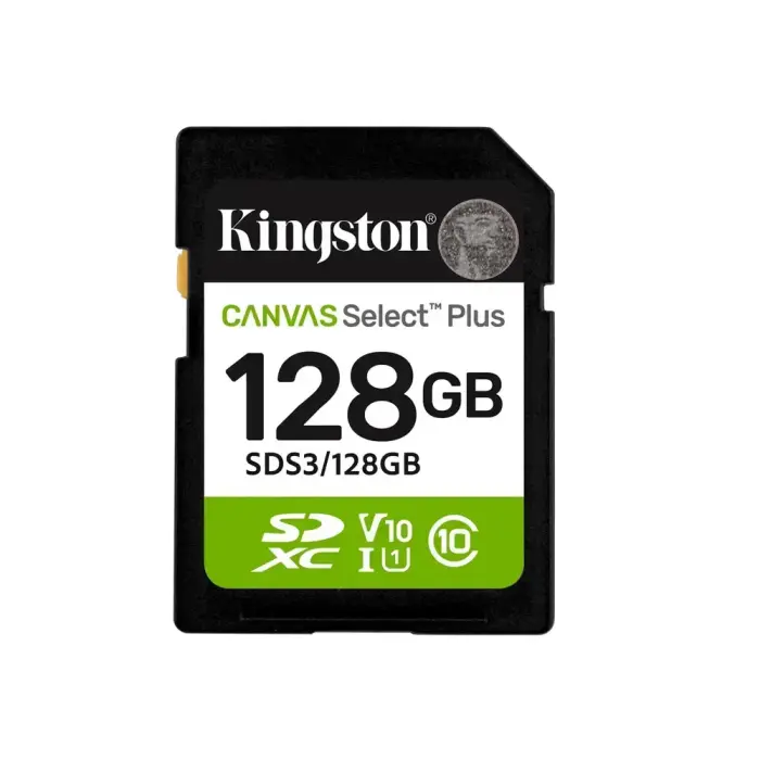 Карта памяти microSD Kingston 128GB SDXC Canvas Select Plus