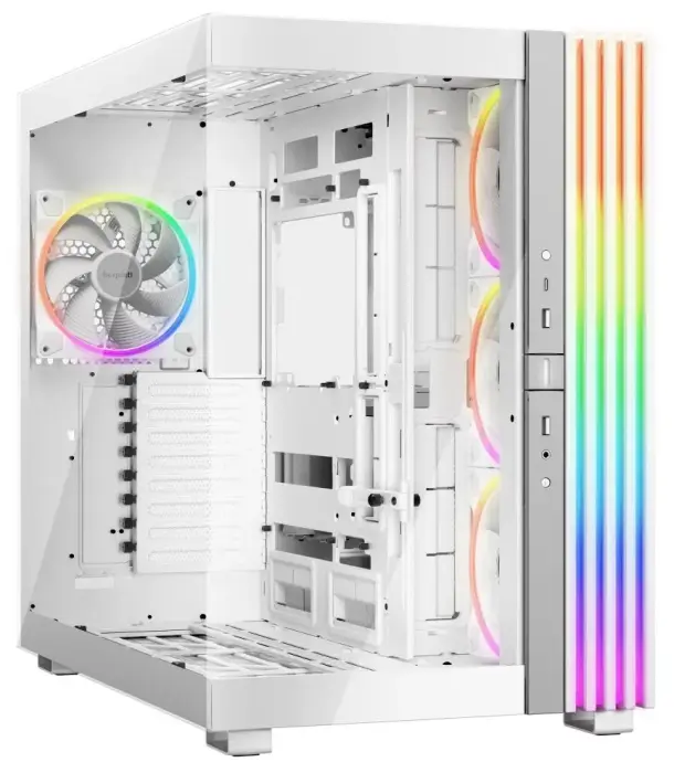 Be quiet! PC Case LIGHT BASE 900FX / ATX / ARGB pásek / 4x140mm ARGB fan / 2xUSB 3.0 / USB-C / panoramatická / white