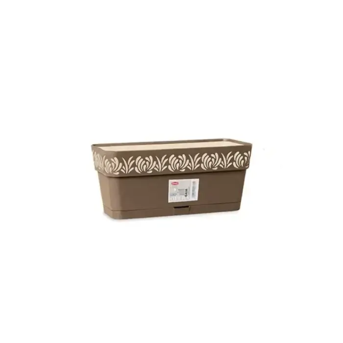 Lillekast alusega Gaia 30x13x12cm, pruun
