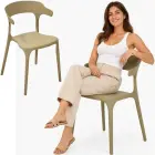 SAND PLASTIC GARDEN CHAIR — Foto 1