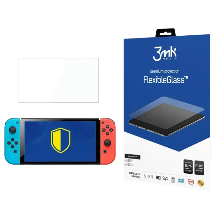 Nintendo Switch OLED - 3mk FlexibleGlass™ 8.3'' ekrano apsauga