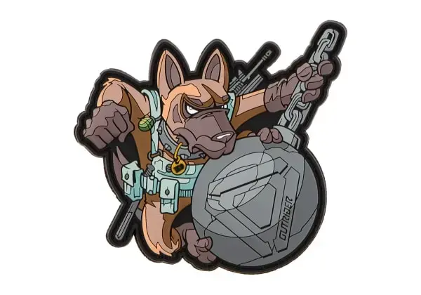K9 guminis antsiuvas