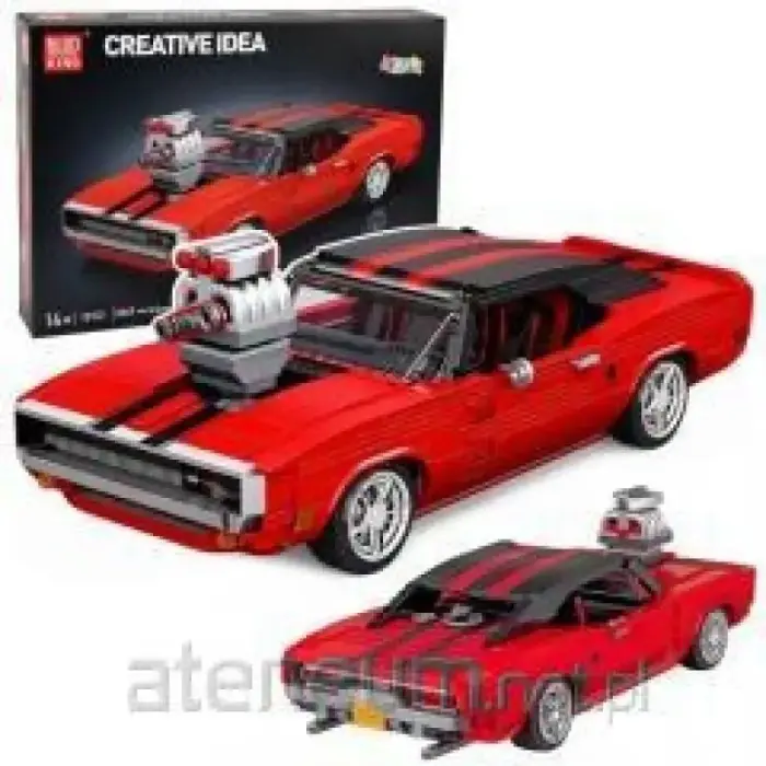 Construction Blocks Sports Car Charger Red 1869 pcs.