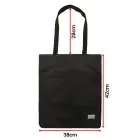 Shopping bag Wonder pattern 4 black Foto 2