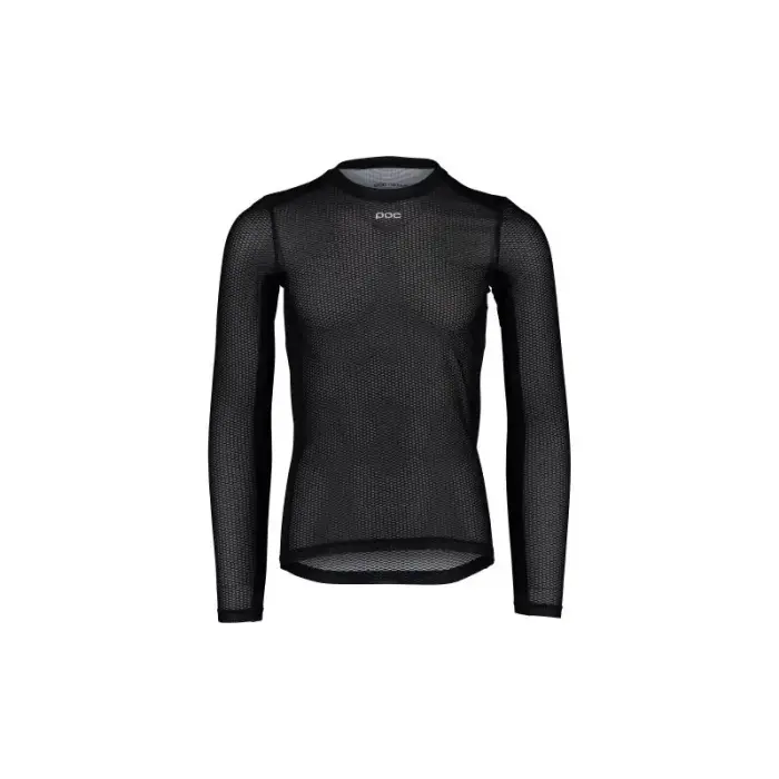POC ESSENTIAL LAYER LS Cycling Jersey - Black, size M