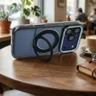 Case for iPhone 11 Frame Circle Stand compatible with MagSafe black — Photo 3