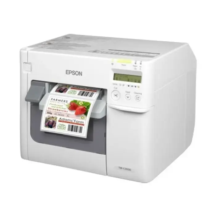 Spalvotas rašalinis etikečių spausdintuvas Epson TM-C3500, 720x360 dpi, LAN