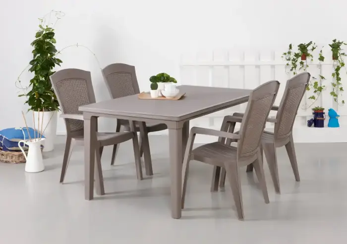 Dārza krēsls Minnesota bēšs Foto 3