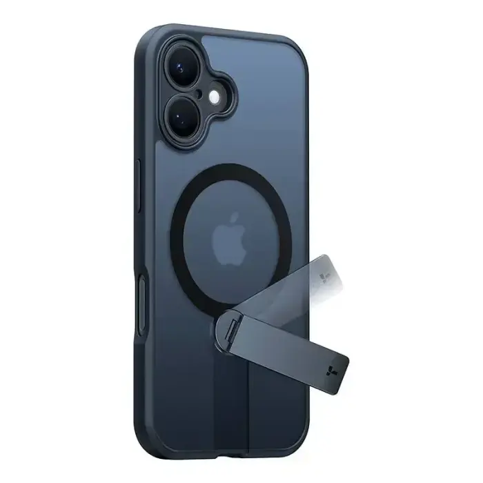 Torras Pstand Spin ümbris iPhone 16 (Must)