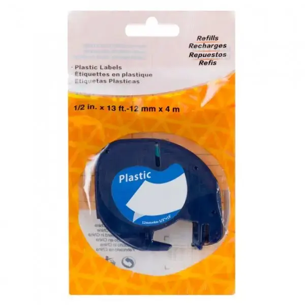 PRINTLINE ühilduv lint s DYMO 91224, 12mm, 4m,must tisk/roheline. p, LetraTag, plast.