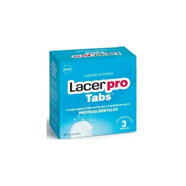 Lacer Protabs Dental Prosthesis Cleaning Tablets 32 units