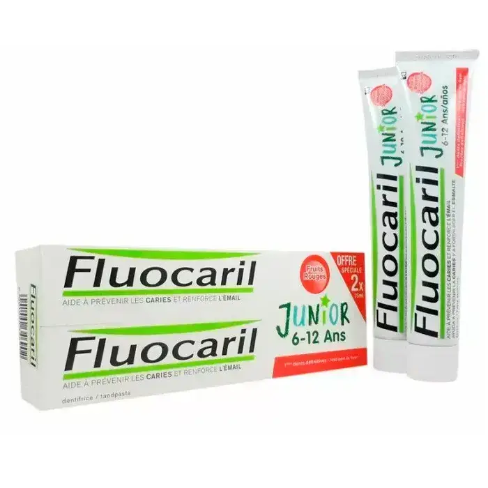 Fluocaril Junior Зубная паста Красные фрукты 2x75ml