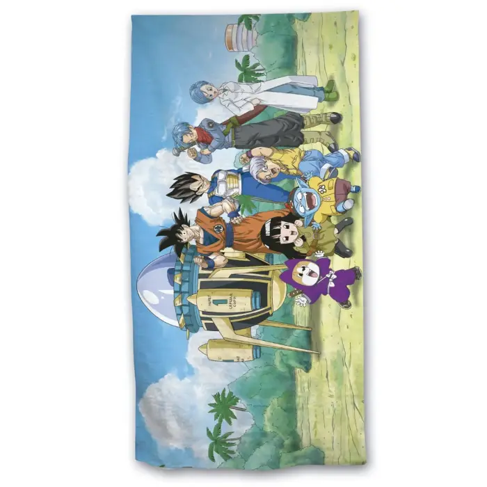 Dragon Ball kokvilnas pludmales dvielis