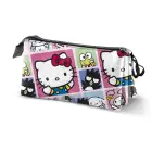 Hello Kitty Panels triple pencil case — Photo 1