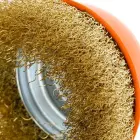 Polax Cup brush with thread for angle grinders M14 | 100mm Photo