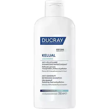 Ducray Squanorm Refreshing Shampoo - Šampon proti mastným lupům 200ml