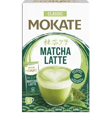 Tirpus gėrimas MOKATE Latte Matcha Classic 14gx6vnt