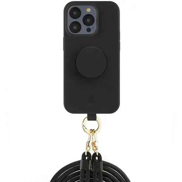 Just Elegance 3in1 PopGrip ümbris iPhone 15 Pro 6.1" must