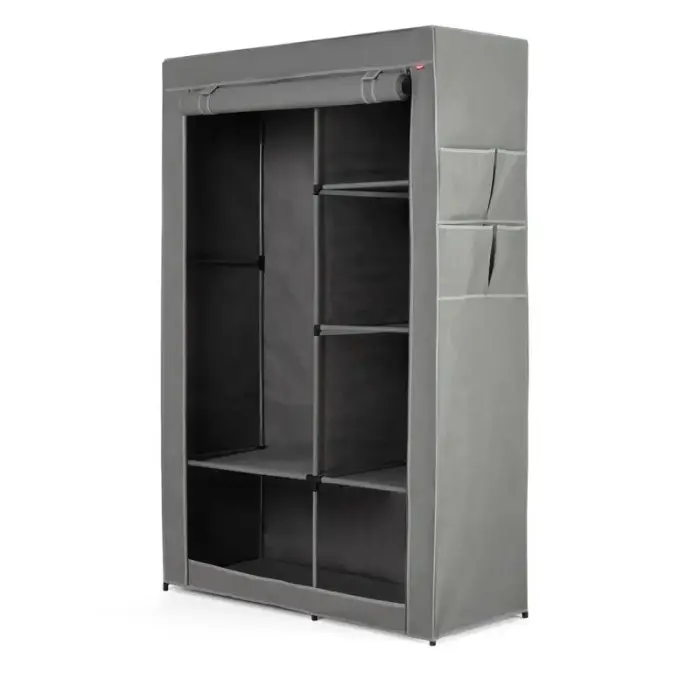 RAYEN Textile Wardrobe 105 x 45 x 161 cm