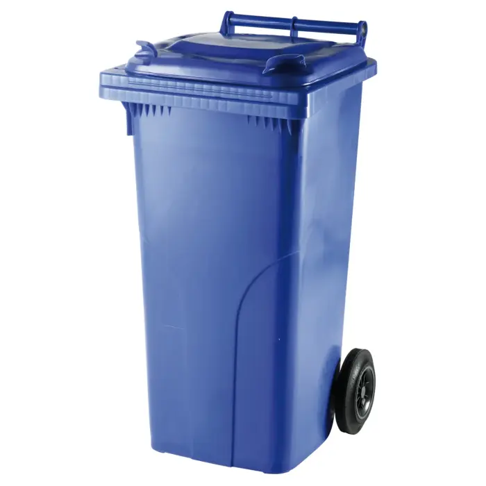 EUROPLAST 120L Waste Bin, Blue