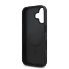 DKNY PU Leather Repeat Pattern Stack Logo MagSafe dėklas iPhone 16 Plus Black — Nuotrauka 4