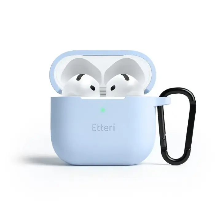 Etteri silikoonist ümbris AirPods 4 helesinine